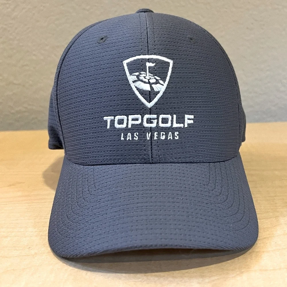 Topgolf Las Vegas Travis Mathew fitted hat s/m gray - Picture 2 of 12